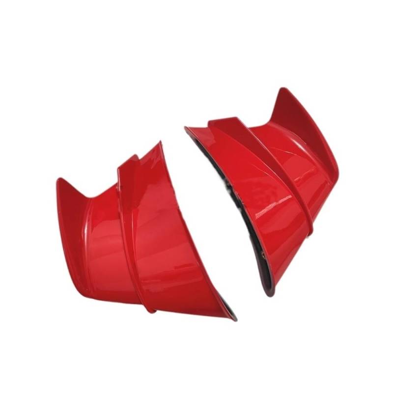 DUSHUO Spoiler Flügel Motorrad Winglet Aerodynamische Flügel Kit Spoiler Verkleidung Windabweiser Für Panigale Für V4S Für V4R 2020-2022(Red) von DUSHUO