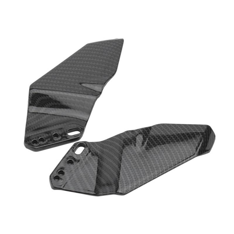 DUSHUO Spoiler Flügel Motorrad Winglet Aerodynamische Flügel Verkleidung Spoiler Für Ninja Für ZX6R Für ZX10R Für ZX14R 250R 400 300 Für Z1000SX(Carbon Fiber) von DUSHUO