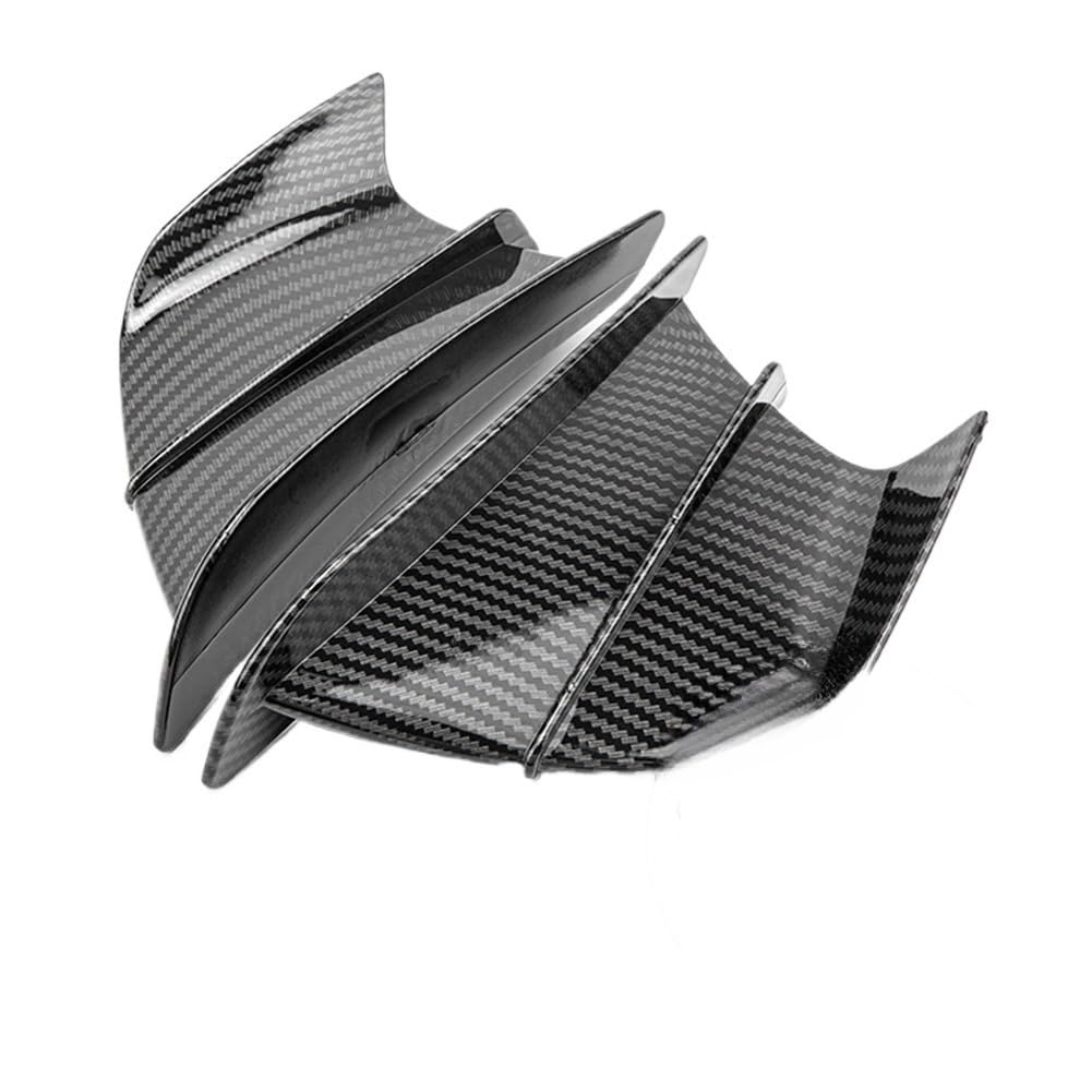 DUSHUO Spoiler Flügel Motorrad Winglet Aerodynamisches Wing Kit Spoiler Protection Guard Wind Für(Color-02) von DUSHUO