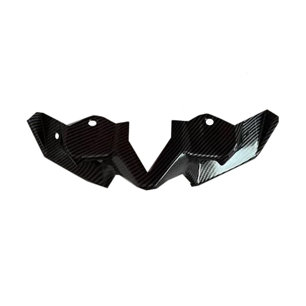 DUSHUO Spoiler Flügel Motorrad Winglet Frontspoiler Aerodynamische Flügel Spoiler Verkleidung Für Z 900 Für Z900 2023 2022 2021 2020(Carbon Fiber Look) von DUSHUO