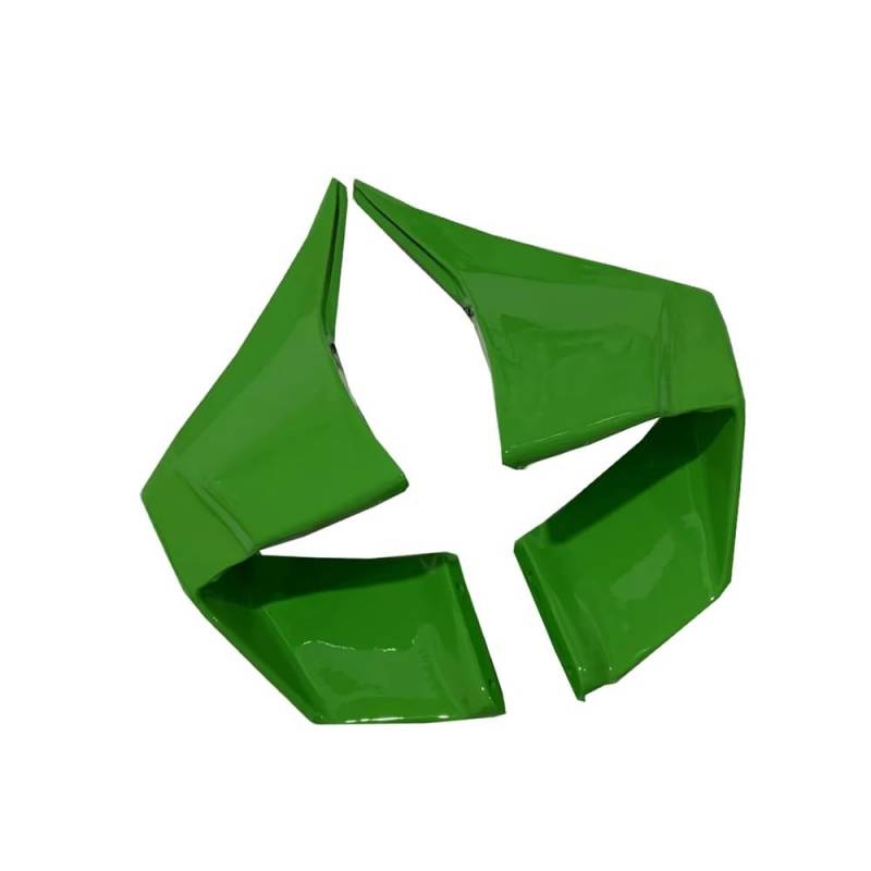 DUSHUO Spoiler Flügel Motorrad Winglet Vorne Aerodynamische Seite Flügel Spoiler Verkleidung Für Ninja 400 2018 2019 2020 2021 2022 2023(Type 1 Green) von DUSHUO
