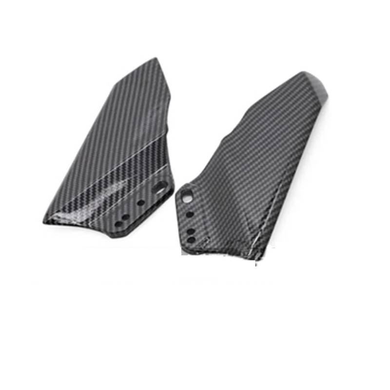 DUSHUO Spoiler Flügel Motorrad Winglet Vorne Aerodynamische Seite Flügel Spoiler Verkleidung Für Ninja 400 2018 2019 2020 2021 2022 2023(Type 3 Carbon Fiber) von DUSHUO