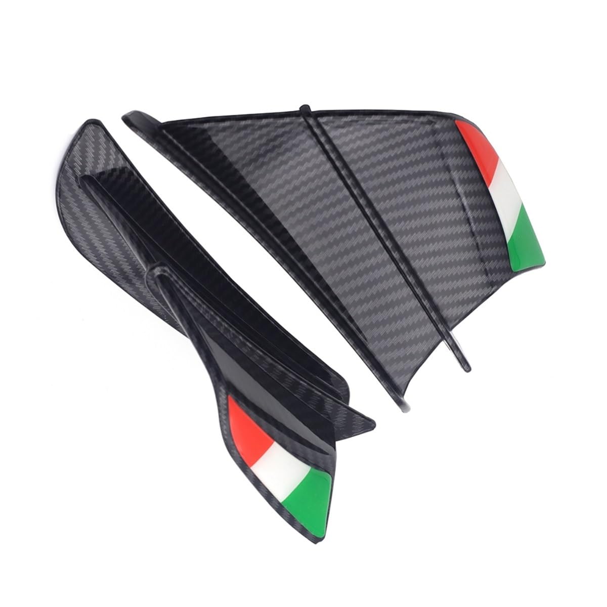 DUSHUO Spoiler Flügel Motorrad Winglets Aerodynamische Flügel Kit Spoiler Für FJR1300 Für XJ6 Für Diversion Für XJR1300(Color-C) von DUSHUO
