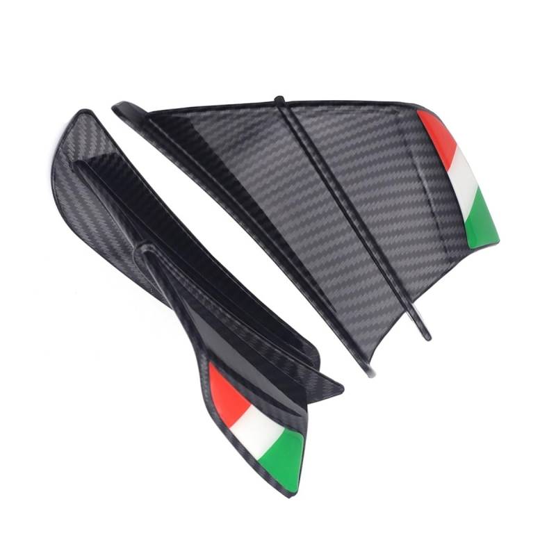 DUSHUO Spoiler Flügel Motorrad Winglets Aerodynamische Flügel Kit Spoiler Für FJR1300 Für XJ6 Für Diversion Für XJR1300(Color-C) von DUSHUO
