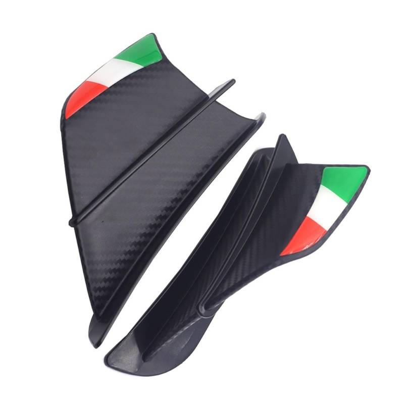 DUSHUO Spoiler Flügel Motorrad Winglets Aerodynamische Flügel Kit Spoiler Zubehör Für TDM 900 Für 850 Für XT1200ZE Für Tenere 700(Color-B) von DUSHUO
