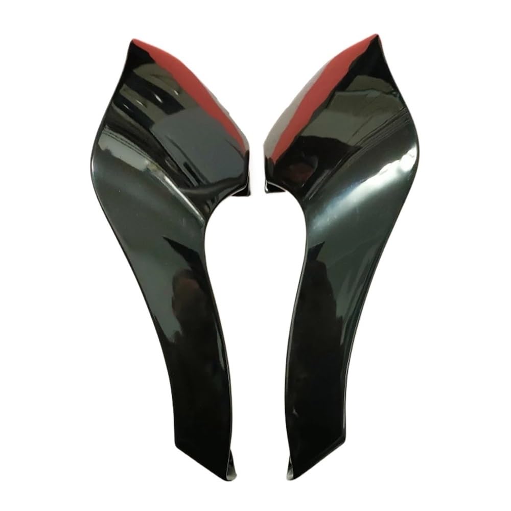 DUSHUO Spoiler Flügel Motorrad Winglets Aerodynamische Wind Flügel Verkleidung Spoiler Für Ninja Für ZX10R Für ZX-10R Für ZX 10R 2016-2021(Black) von DUSHUO
