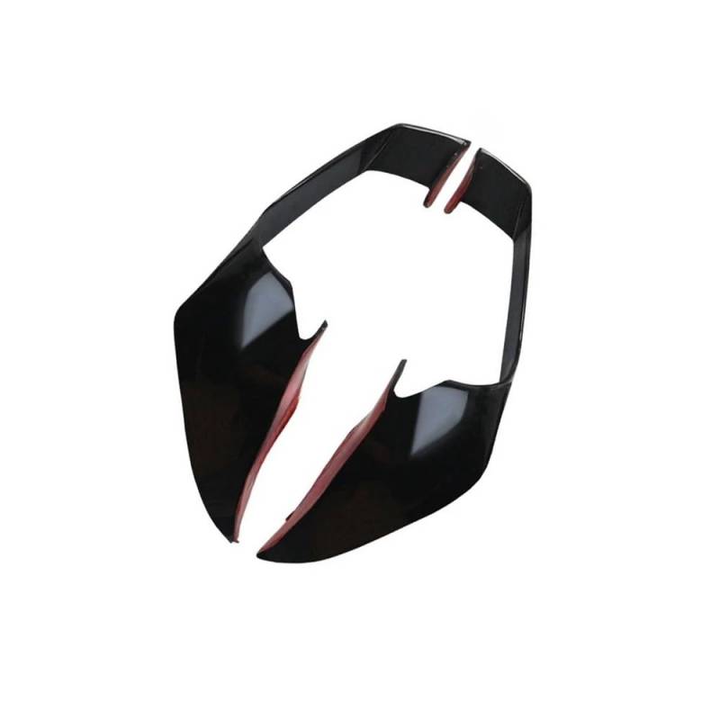 DUSHUO Spoiler Flügel Motorrad Winglets Aerodynamische Wind Flügel Verkleidung Spoiler Für Ninja Für ZX10R Für ZX-10R Für ZX 10R 2016-2021(Matte Black) von DUSHUO
