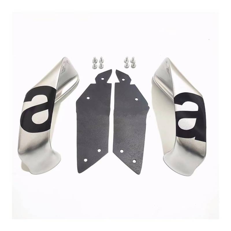 DUSHUO Spoiler Flügel Motorrad Winglets Frontverkleidung Aerodynamischer Flügel Abtriebsspoiler Für Für RSV4 Für RS4 125 50 Für RSV 1000R Für RS125 Für RSV1000(Color-S) von DUSHUO