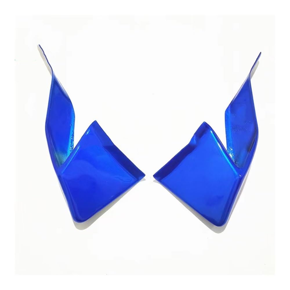 DUSHUO Spoiler Flügel Motorrad Winglets Frontverkleidung Aerodynamischer Spoilerflügel Für GSX250R Für GSX 250R Für GSX-250R 2017–2023(Type A Blue) von DUSHUO