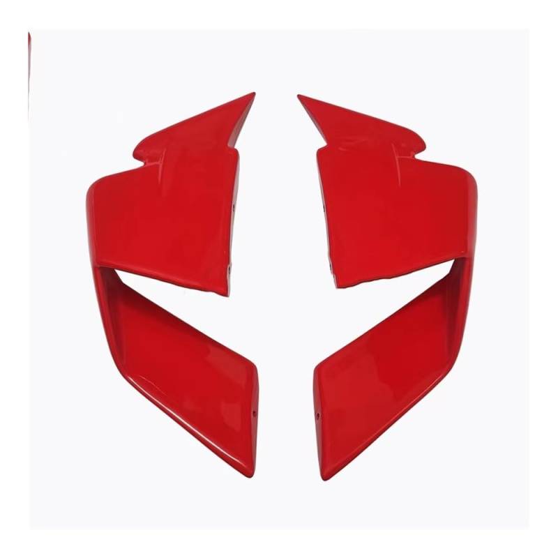 DUSHUO Spoiler Flügel Motorrad Winglets Frontverkleidung Aerodynamischer Spoilerflügel Für GSX250R Für GSX 250R Für GSX-250R 2017–2023(Type B Red) von DUSHUO