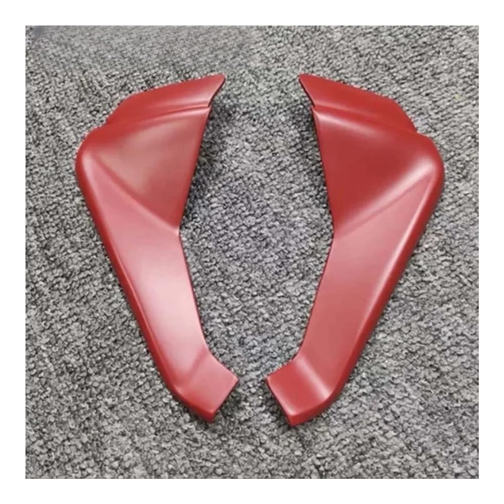 DUSHUO Spoiler Flügel Motorrad Zubehör Front Wind Flügel Abdeckung Aerodynamik Verkleidung Winglets Für Für RS660 Für RS 660 2020-2023(Color-red) von DUSHUO