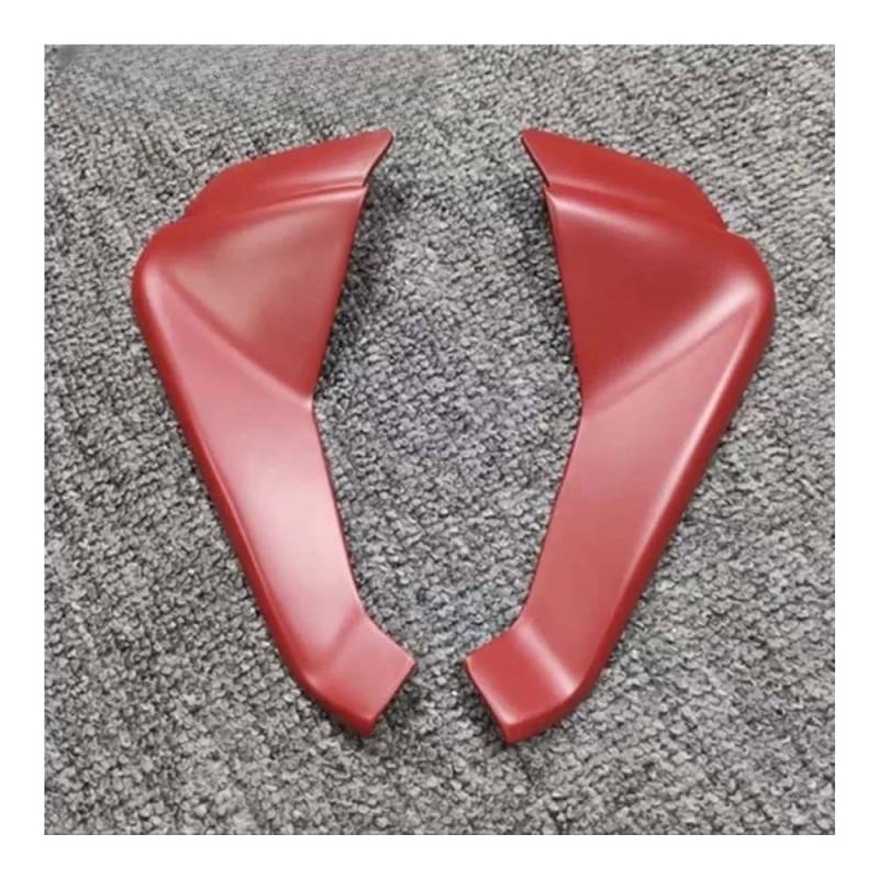 DUSHUO Spoiler Flügel Motorrad Zubehör Front Wind Flügel Abdeckung Aerodynamik Verkleidung Winglets Für Für RS660 Für RS 660 2020-2023(Color-red) von DUSHUO