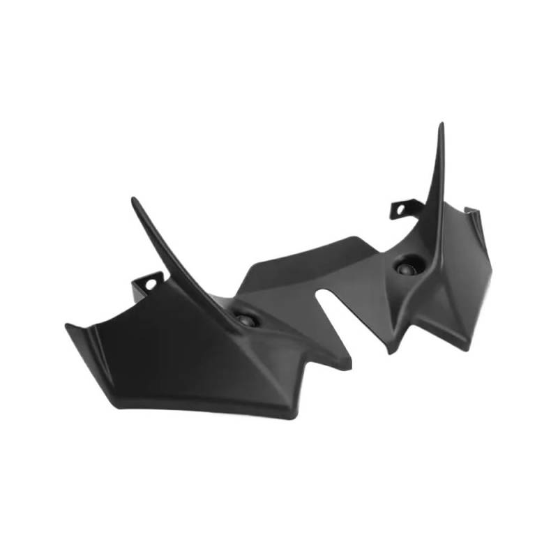 DUSHUO Spoiler Flügel Motorrad Zubehör Frontspoiler Winglet Aerodynamische Flügel Spoiler Für Z650 Für Z 650 2021-(Black) von DUSHUO