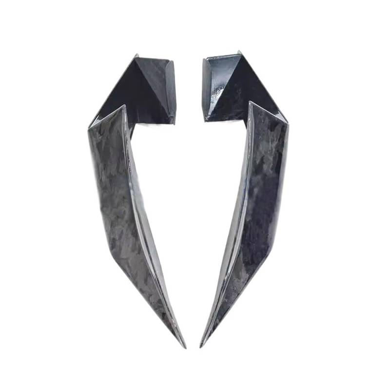 DUSHUO Spoiler Flügel Motorradteile Winglets Spoiler Verkleidung Seitenflügel Aerodynamische Abdeckung Für ZX4RR Für ZX4R Für ZX 4RR 4R Für ZX-4R(Color-01) von DUSHUO
