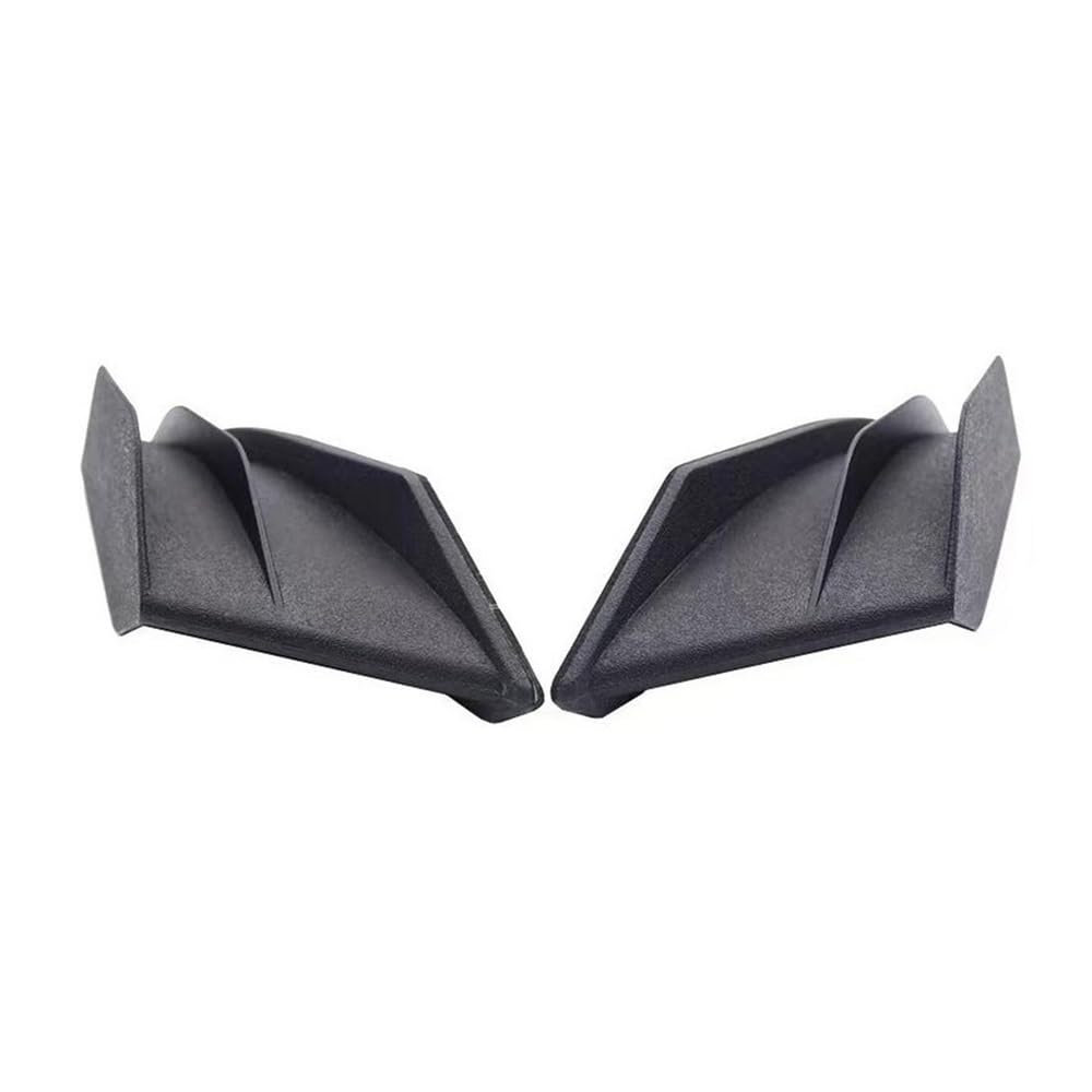 DUSHUO Spoiler Flügel Motorradverkleidungs-Winglets Seitenverlängerungs-Winglet, Motorradflügel Motorrad-Spoilerflügel Aerodynamische Winglets(Black) von DUSHUO