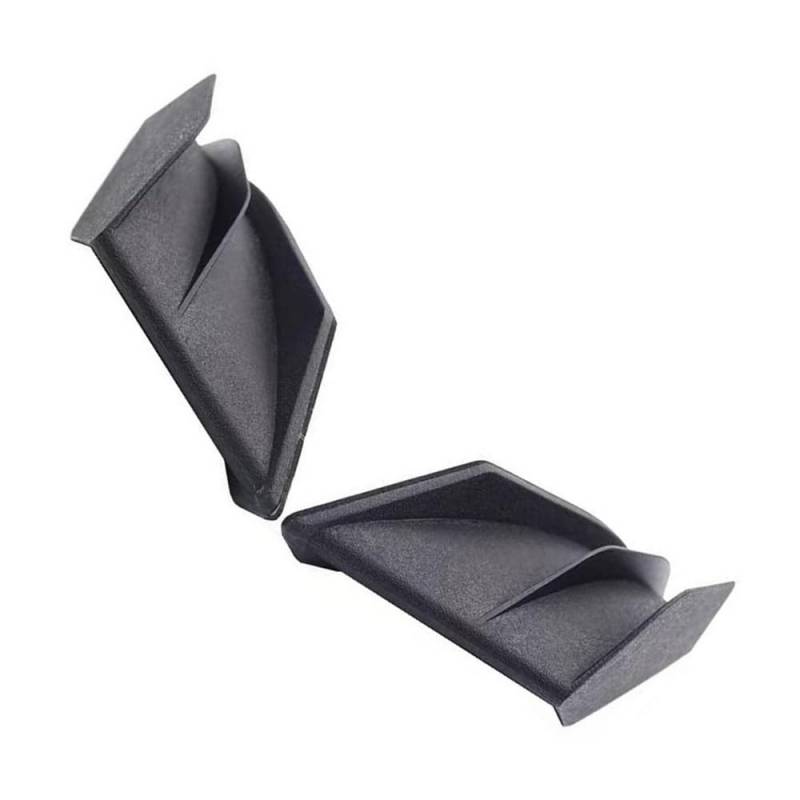 DUSHUO Spoiler Flügel Motorradverkleidungs-Winglets Seitliche Winglets Motorradflügel, Motorrad-Spoilerflügel, Aerodynamische Motorrad-Winglets(Black) von DUSHUO