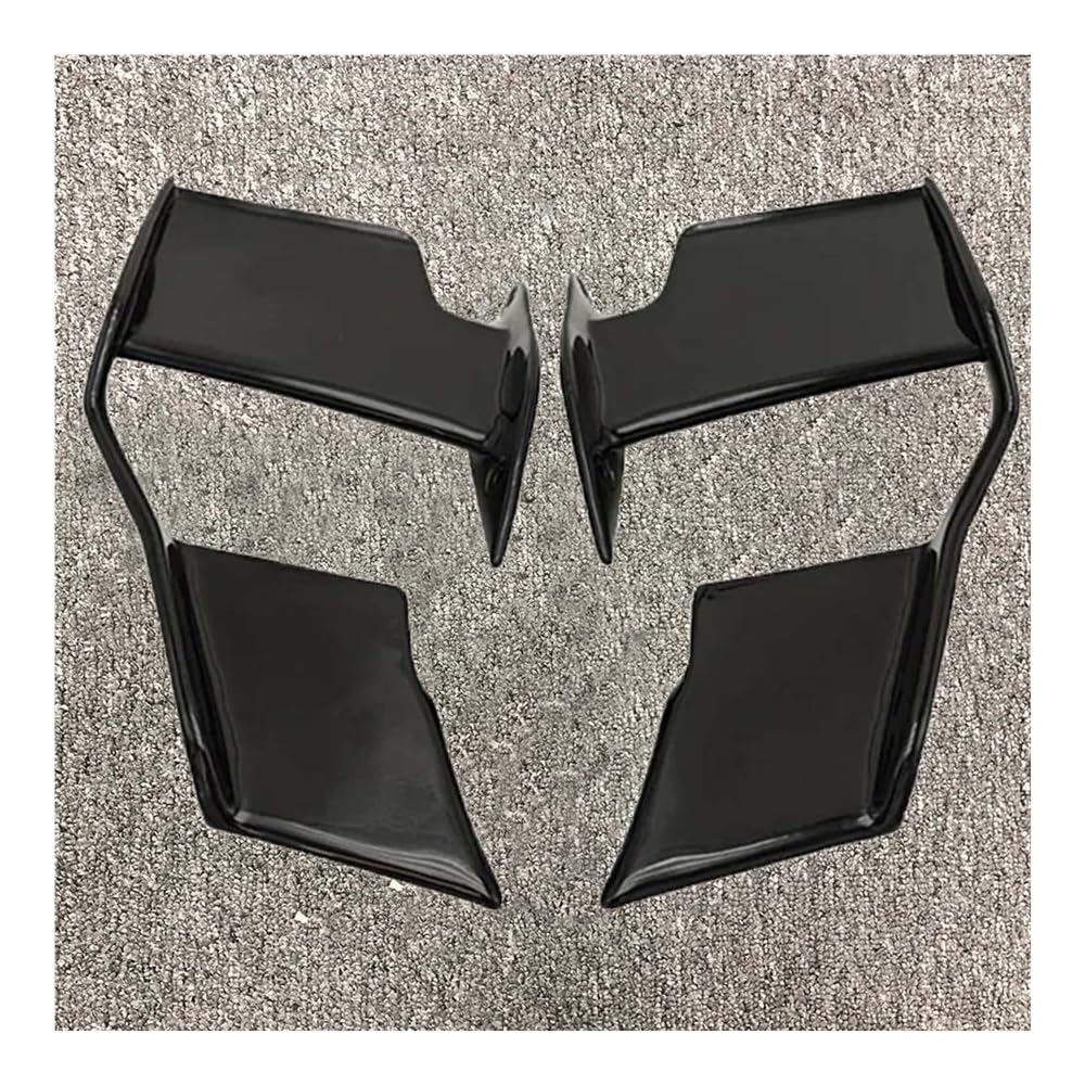 DUSHUO Spoiler Flügel Motorräder Verkleidung Seite Winglet Aerodynamische Flügel Kit Spoiler Für S1000R 2021-2022 2023 2024(Black) von DUSHUO