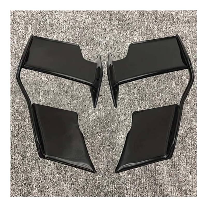 DUSHUO Spoiler Flügel Motorräder Verkleidung Seite Winglet Aerodynamische Flügel Kit Spoiler Für S1000R 2021-2022 2023 2024(Black) von DUSHUO