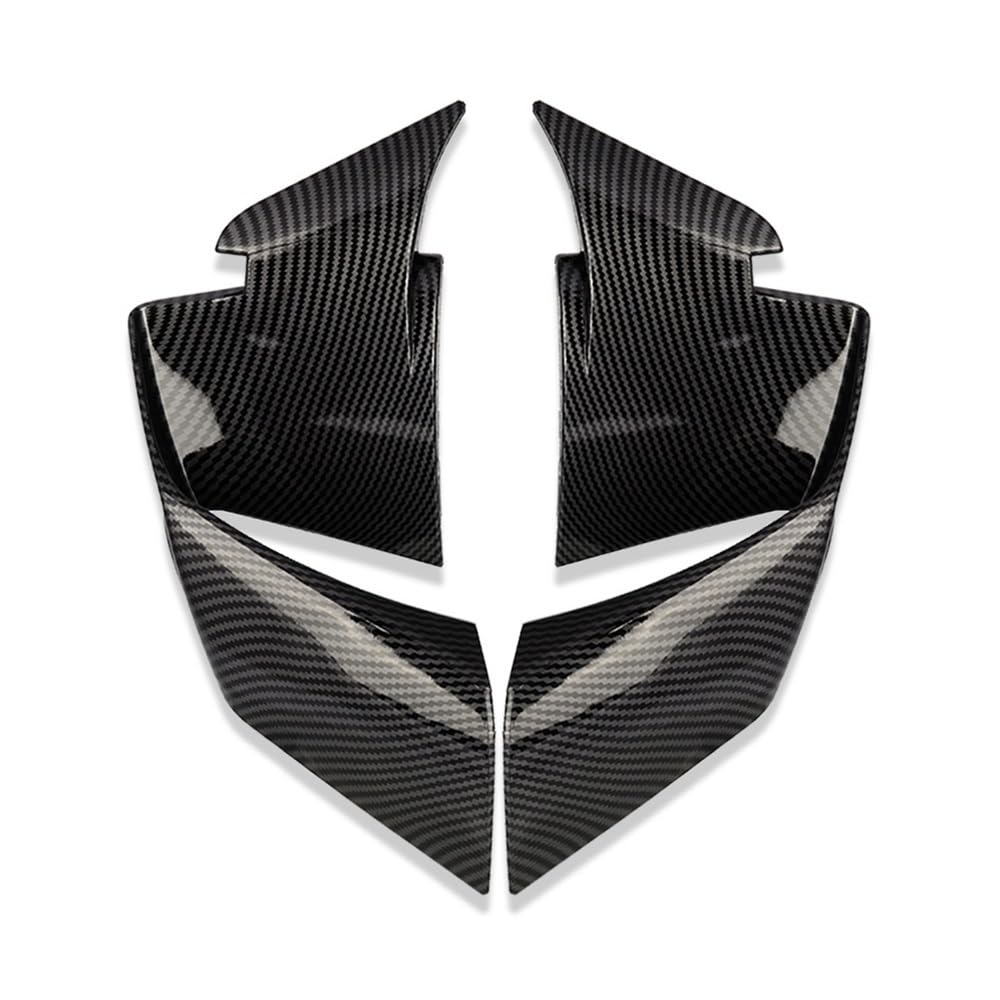 DUSHUO Spoiler Flügel Motorräder Verkleidung Seite Winglet Aerodynamische Flügel Kit Spoiler Für S1000rr Für S1000 RR Für M1000rr 2019-2022 2023(Style1) von DUSHUO