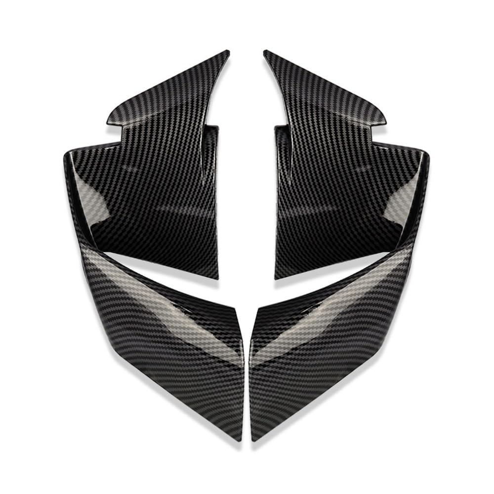 DUSHUO Spoiler Flügel Motorräder Verkleidung Seite Winglet Aerodynamische Flügel Kit Spoiler Für S1000rr Für S1000 RR Für M1000rr 2019-2022 2023(Style1) von DUSHUO