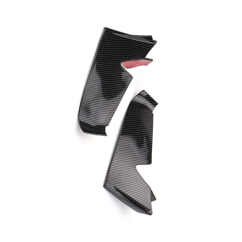 DUSHUO Spoiler Flügel Motorräder Zubehör Verkleidung Winglet Aerodynamische Flügel Kit Spoiler Für Für RS660 Für RS 660 Für Rs660(Carbon Fiber p) von DUSHUO