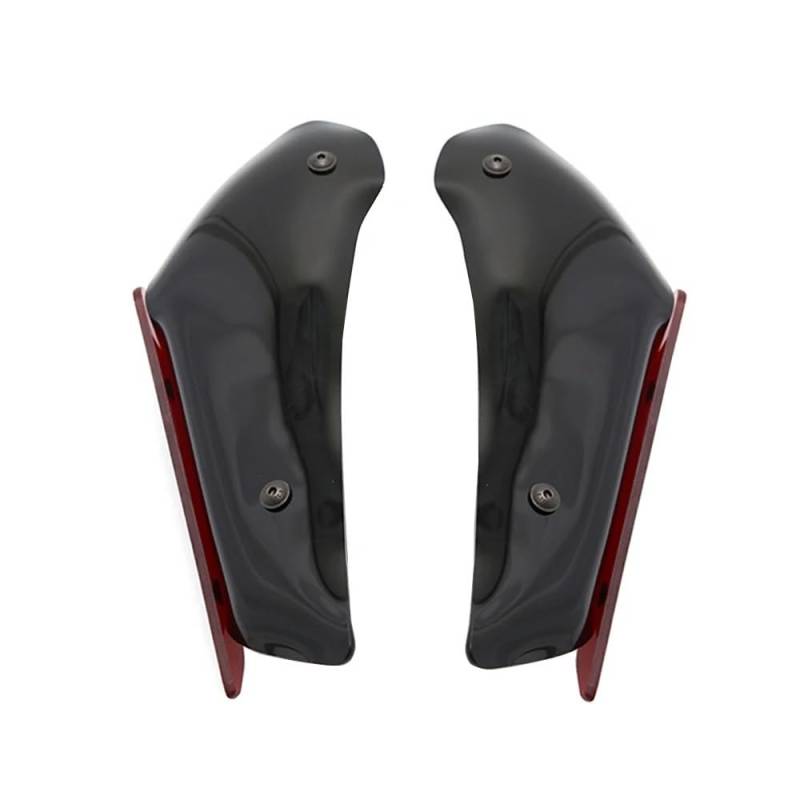 DUSHUO Spoiler Flügel Verkleidung Motorradteile Aerodynamischer Flügelsatz Festes Winglet Verkleidungsflügel Für ZX10R Für ZX 10R 10 R 2011-2020(Red) von DUSHUO