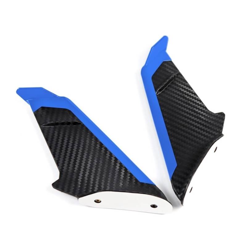 DUSHUO Spoiler Flügel Vordere Aerodynamische Winglets Seitenspoiler Dynamisches Verkleidungsflügel-Set Für GSX-R600/750/1000/125 Für GSX-250R Für GSXS1000F(Blue) von DUSHUO