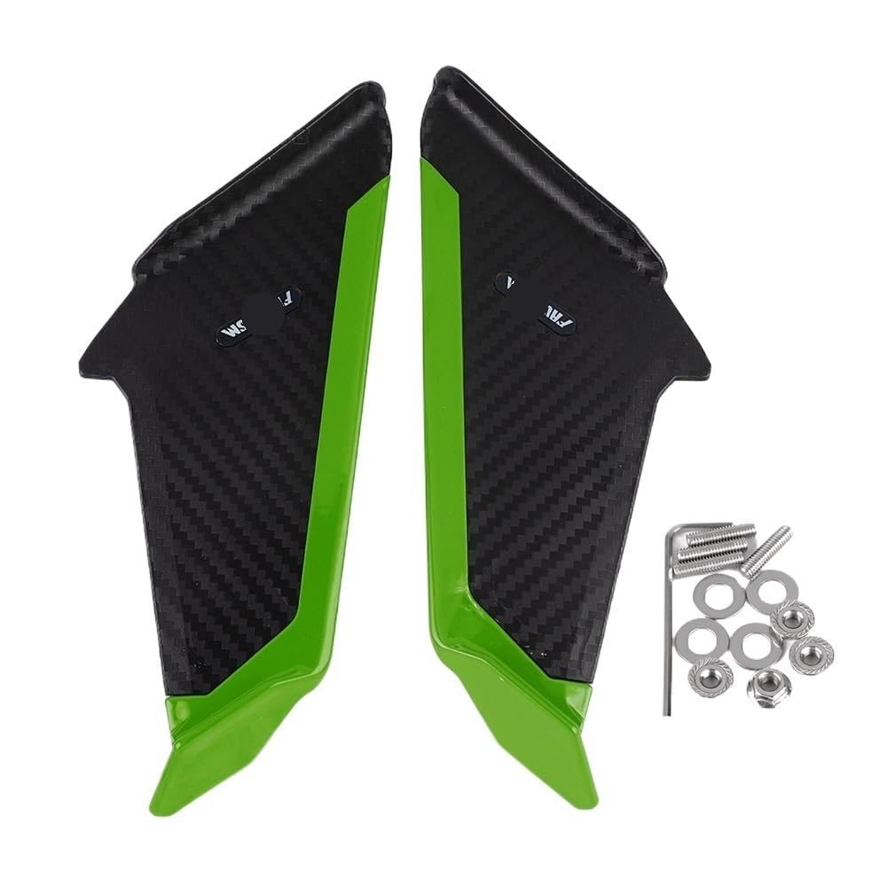 DUSHUO Spoiler Flügel Vordere Aerodynamische Winglets Seitenspoiler Dynamisches Verkleidungsflügel-Set Für GSX-R600/750/1000/125 Für GSX-250R Für GSXS1000F(Color 4) von DUSHUO