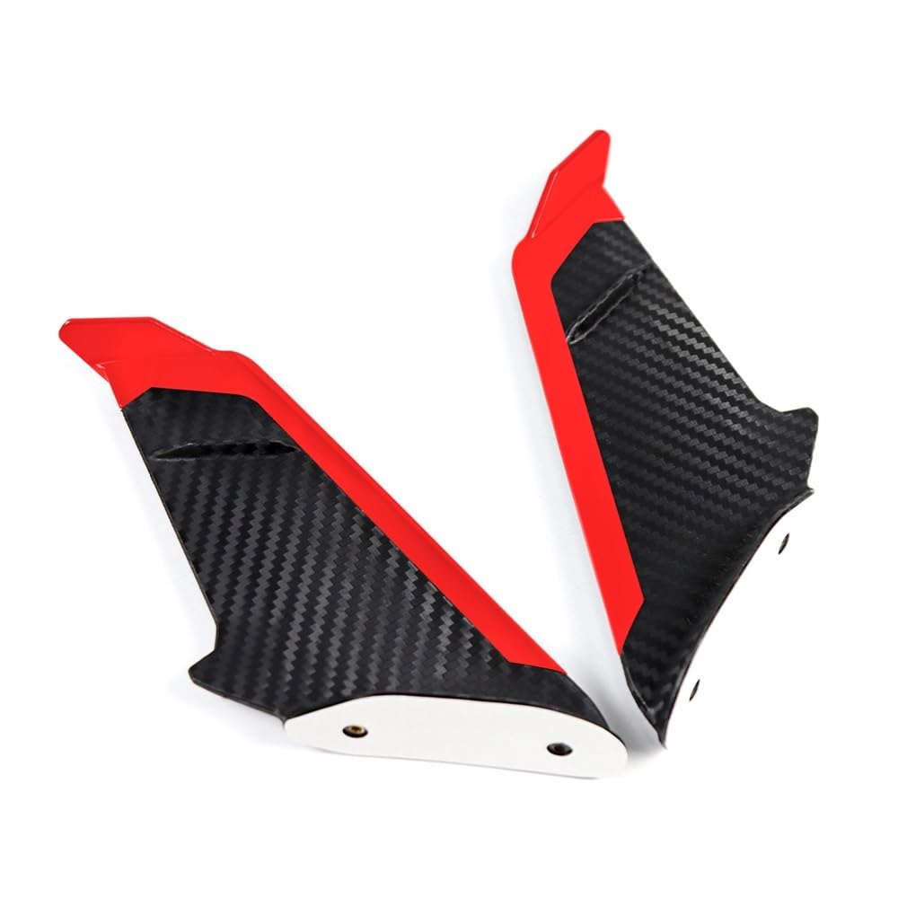 DUSHUO Spoiler Flügel Vordere Aerodynamische Winglets Seitenspoiler Dynamisches Verkleidungsflügel-Set Für GSX-R600/750/1000/125 Für GSX-250R Für GSXS1000F(Red) von DUSHUO