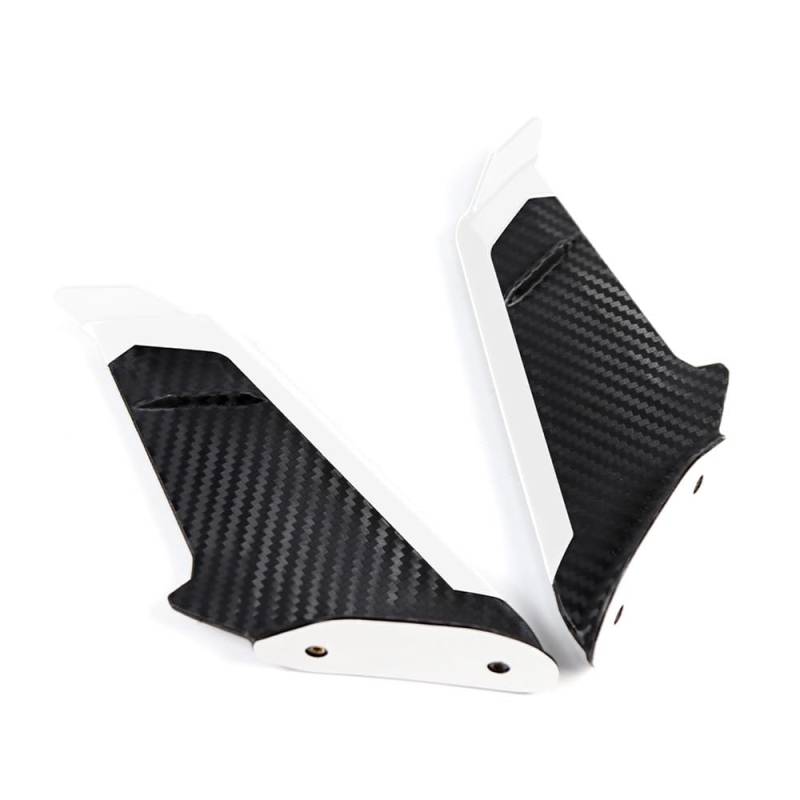 DUSHUO Spoiler Flügel Vordere Aerodynamische Winglets Seitenspoiler Dynamisches Verkleidungsflügel-Set Für GSX-R600/750/1000/125 Für GSX-250R Für GSXS1000F(White) von DUSHUO