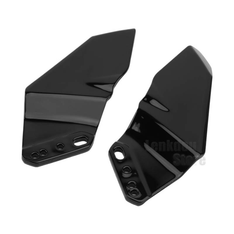 DUSHUO Spoiler Flügel Winglet Aerodynamische Flügel Kit Spoiler Motorrad Zubehör Front Verkleidung Für S1000RR Für R1250 RS Für M1000RR Für HP4 Für S 1000RR(Black) von DUSHUO