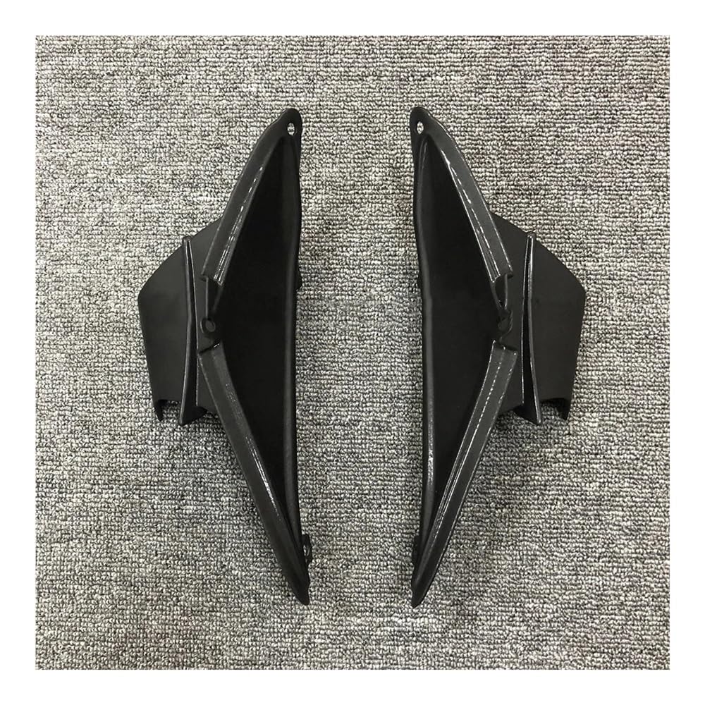 DUSHUO Spoiler Flügel Winglet Aerodynamischer Seitenwindspoiler Frontverkleidungsschutz, Flügelabdeckung Für CB650r Für CBR650R 2019–2023(Matte Black) von DUSHUO