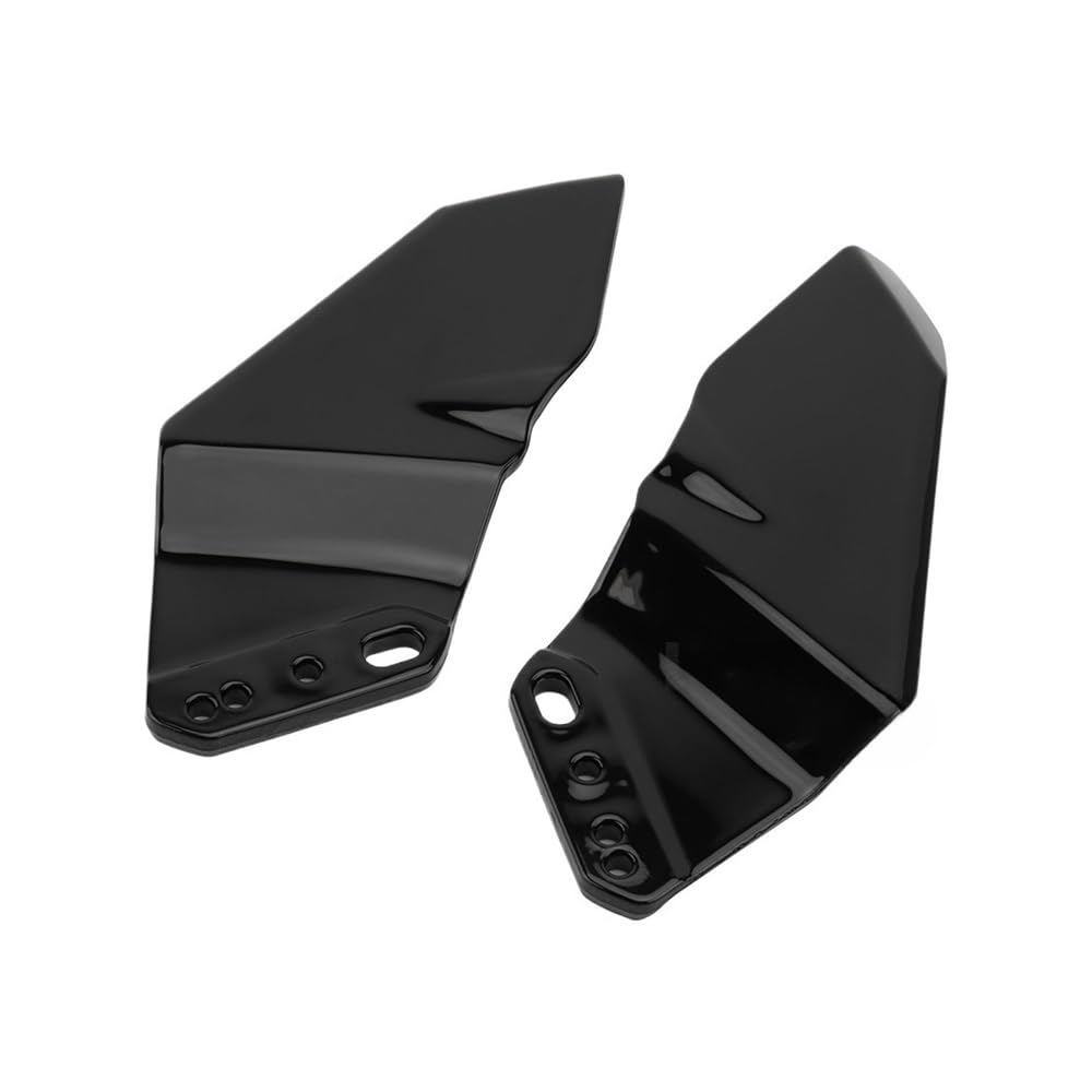 DUSHUO Spoiler Flügel Winglet Air Deflektor Aerodynamische Flügel Kit Spoiler Motorrad Zubehör Front Verkleidung Für 999 1098 1198 749 848 748 916(Black) von DUSHUO