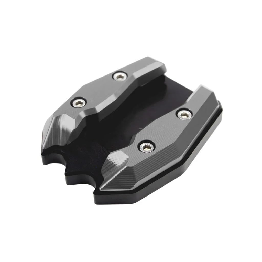 DUSHUO Universal Roller Motorrad Fahrrad Ständer Extender Fuß Seite Stehen Verlängerung Pad Unterstützung Platte Anti-Skid Vergrößerte Basis Stützplatte(Ti- Color) von DUSHUO