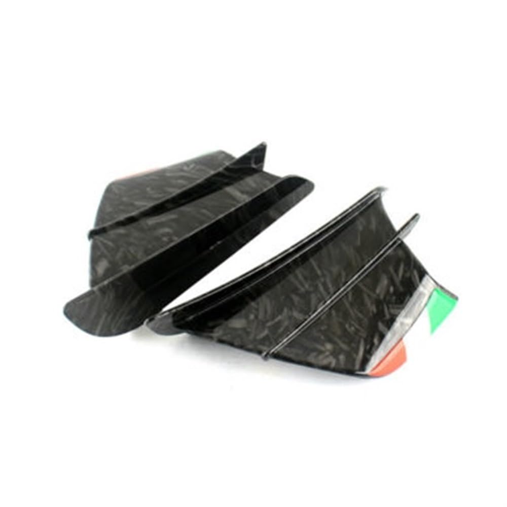 Spoiler Flügel 2PCS Motorrad Winglet Aerodynamische Spoiler Flügel Für YZF Für R1 Für R6 Für R25 Für S1000RR(Color -01 Decals) von DUSHUO