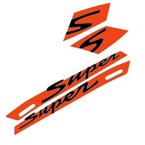 DUVTEK tankaufkleber pad Für Vespa GTS 300 GTS300 Super Sport Motorrad Aufkleber (Color : 3 Orange) von DUVTEK