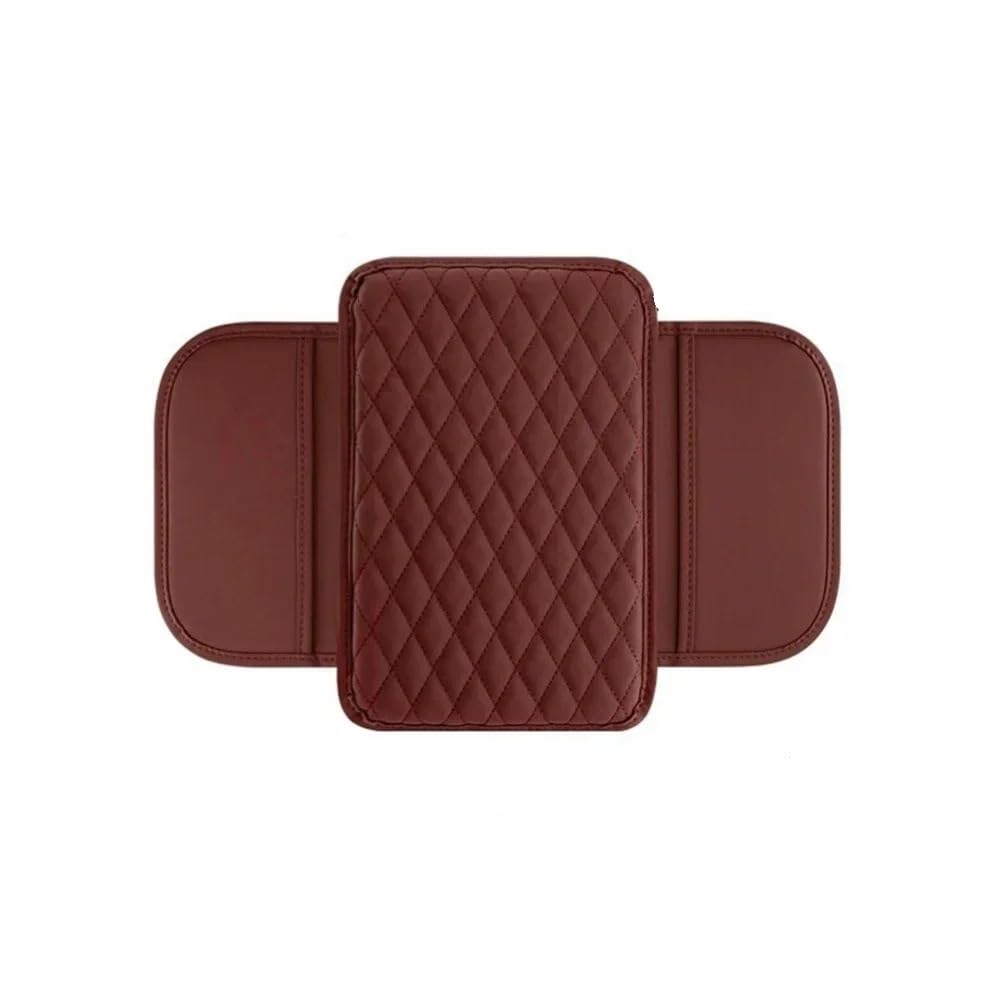 2 Stück ergonomisches Auto-Armlehnenkissen, Komfort-Stützpolster, rutschfester Mittelkonsolen-Abdeckungsschutz, universeller Fahrzeug-Mittelkonsolen-Organizer for lange Fahrten, Bürostühle(GRAY) von DVERFSWEV-GH