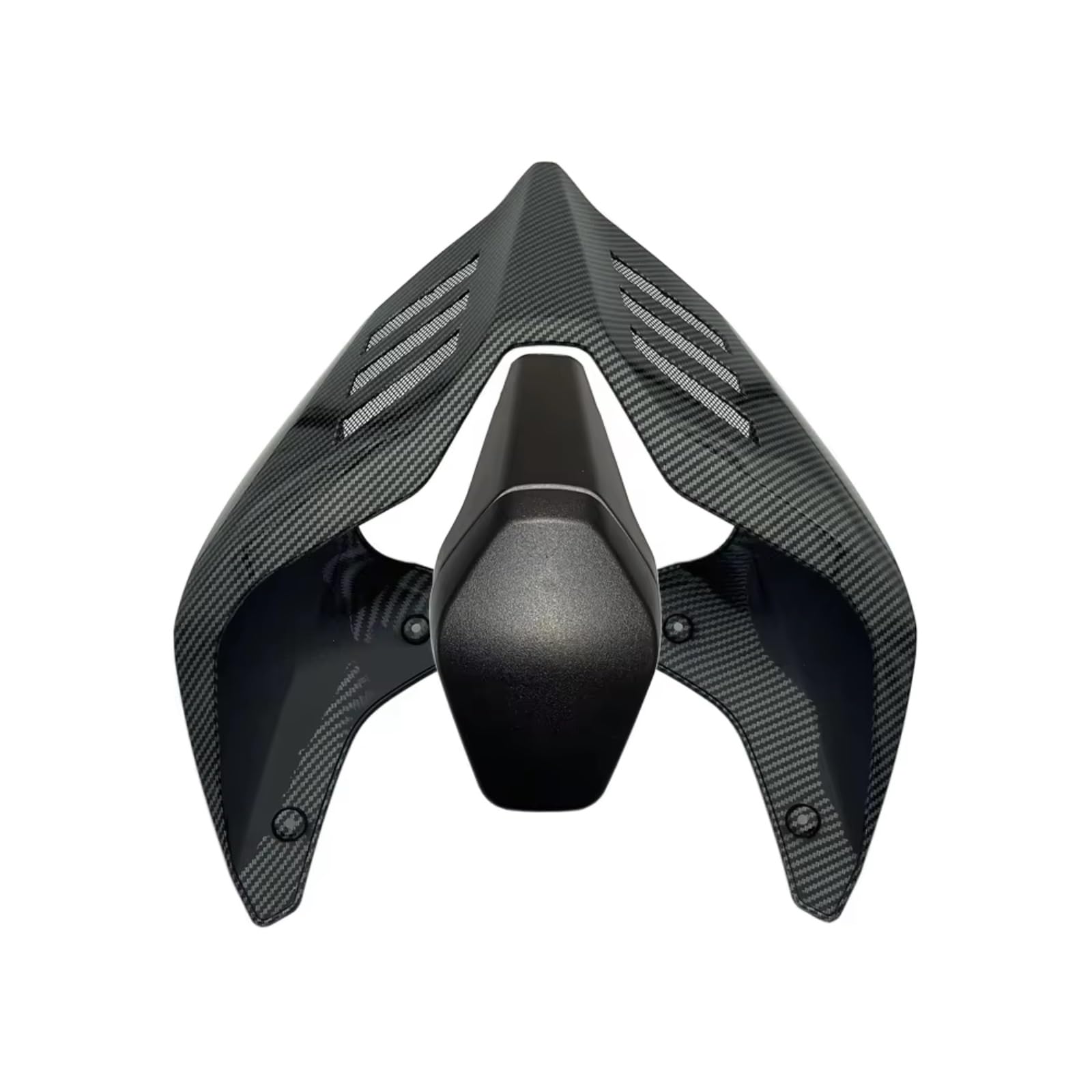 Aerodynamische Winglets Kompatibel Mit Ducati Für Panigale Für V4/S/R 2018 2019 2020 2021 2022 2023 Motorrad Hinten Für Sitzverkleidung Heckschwanz Für Sitzabdeckungsplatte Spoiler(Carbon Paint) von DWBXRRQS