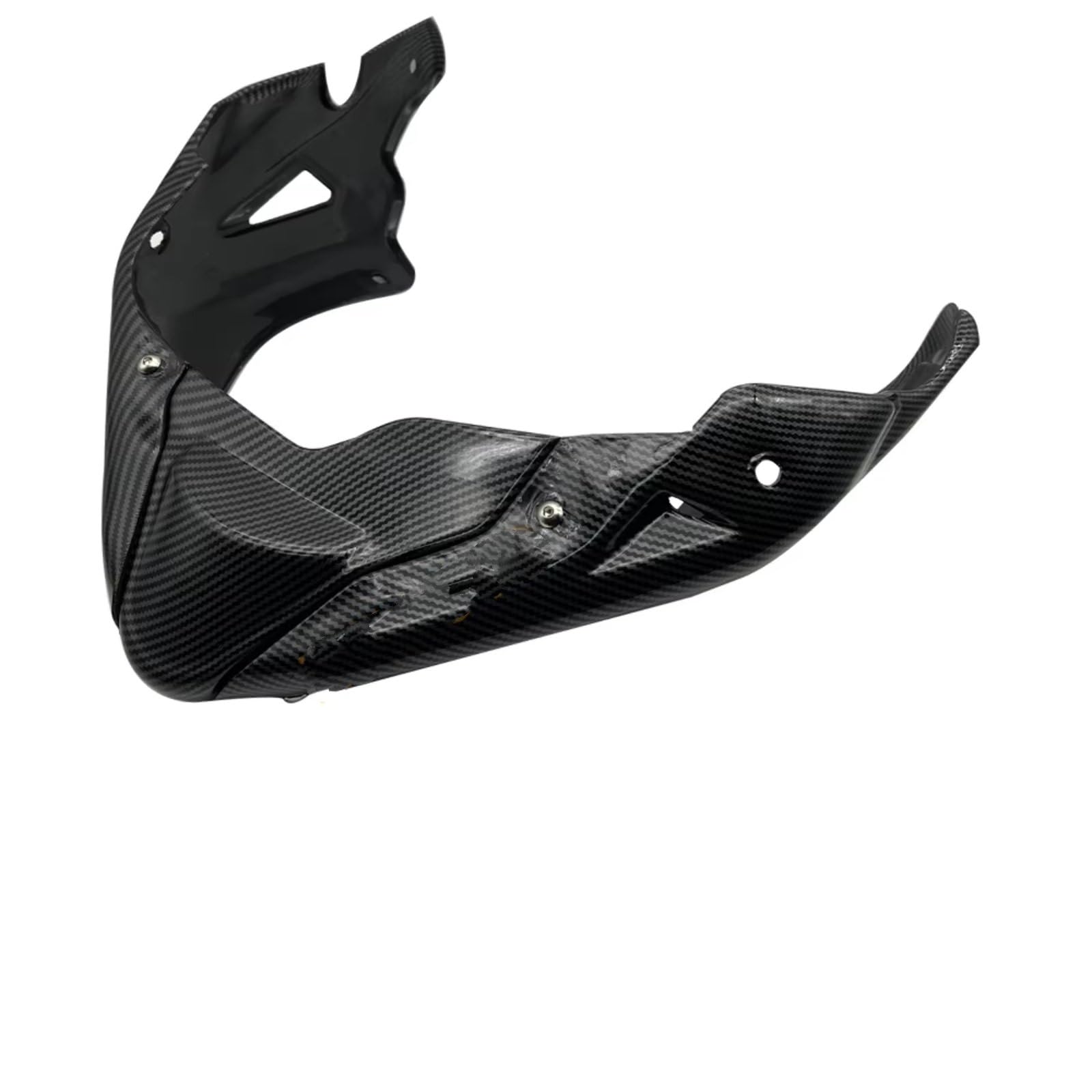 DWBXRRQS Aerodynamische Winglets Für CB650R 2019-2023 Für CB650FE Für CB650F 2014-2020 Motorrad Verkleidung Untere Verkleidung Bauch Motor Spoiler Geeignetes Zubehör(Carbon Fiber Color) von DWBXRRQS