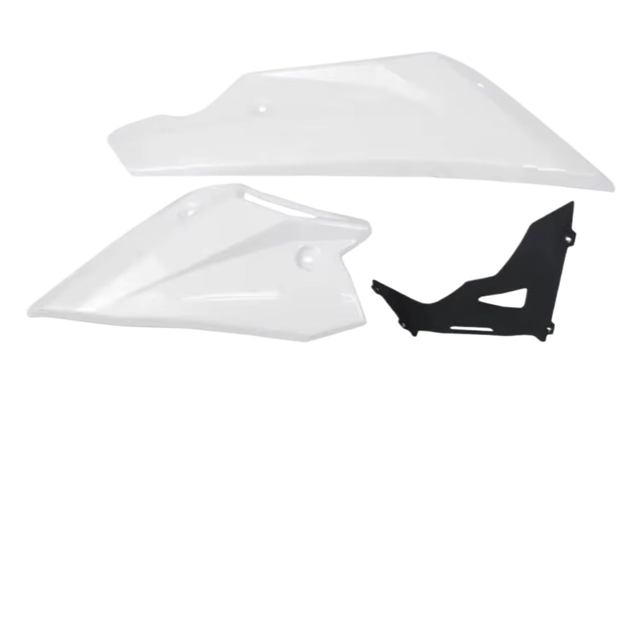DWBXRRQS Aerodynamische Winglets Für CB750 Für Hornet 2023 2024 Motorrad Bauch Für Pan Bellypan Unteren Motor Chassis Spoiler Verkleidung Motorrad Zubehör(White) von DWBXRRQS