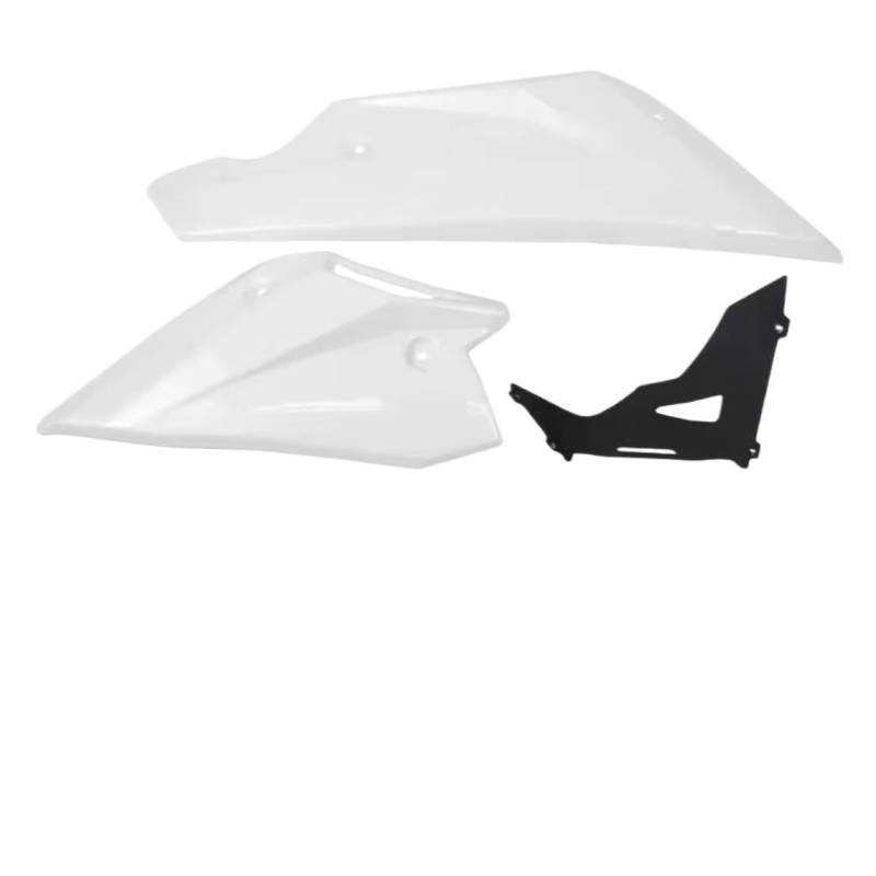 DWBXRRQS Aerodynamische Winglets Für CB750 Für Hornet 2023 2024 Motorrad Bauch Für Pan Bellypan Unteren Motor Chassis Spoiler Verkleidung Motorrad Zubehör(White) von DWBXRRQS