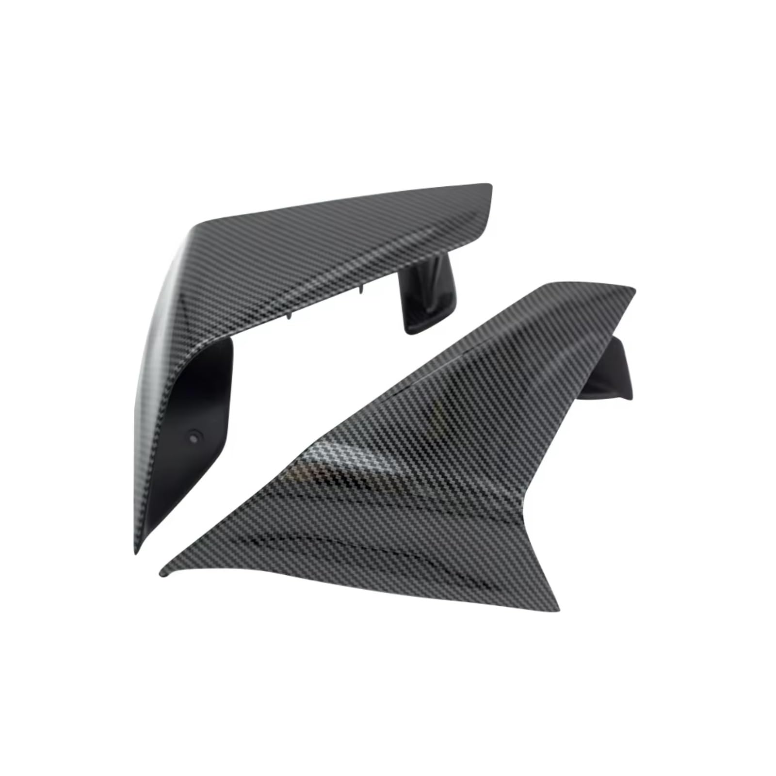 DWBXRRQS Aerodynamische Winglets Für CBR1000RR 2012 2013 2014 2015 2016 Motorrad Winglets Verkleidung Teile Aerodynamische Kit Feste Für Flügel Verkleidung Spoiler(Carbon Paint) von DWBXRRQS