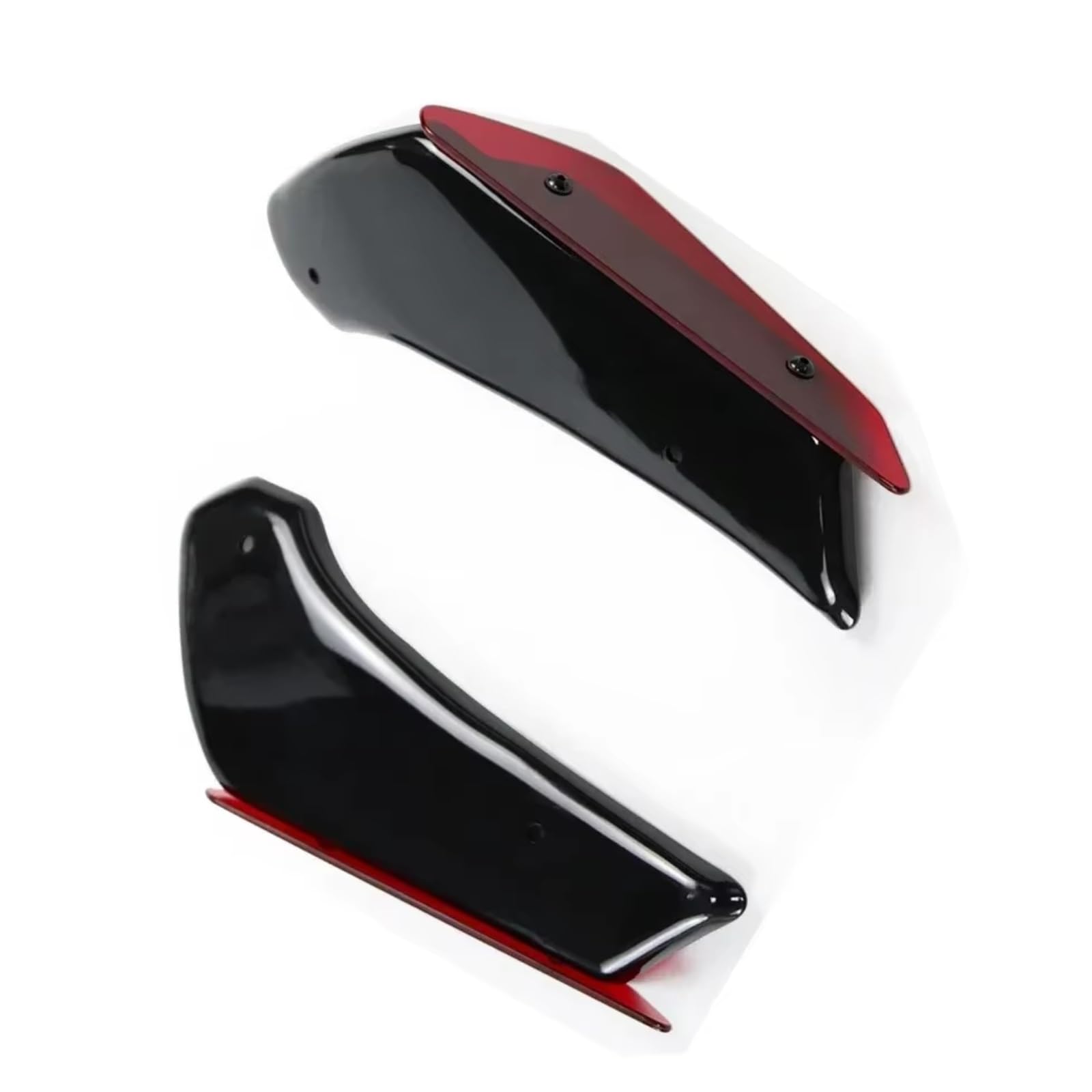 DWBXRRQS Aerodynamische Winglets Für CBR1000RR 2017 2018 2019 2020 2021 2022 2023 Winglets Spoiler Verkleidung Aerodynamische Für Flügel Kit Feste Motorrad Zubehör(Red) von DWBXRRQS