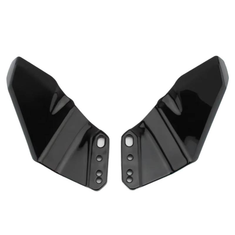 DWBXRRQS Aerodynamische Winglets Für CBR600RR Für CBR1000RR 2012-2019 Für CBR250RR 2011-2020 Seite Winglet Aerodynamische Für Flügel Kit Spoiler Verkleidung Motorrad Zubehör(Bright Black) von DWBXRRQS