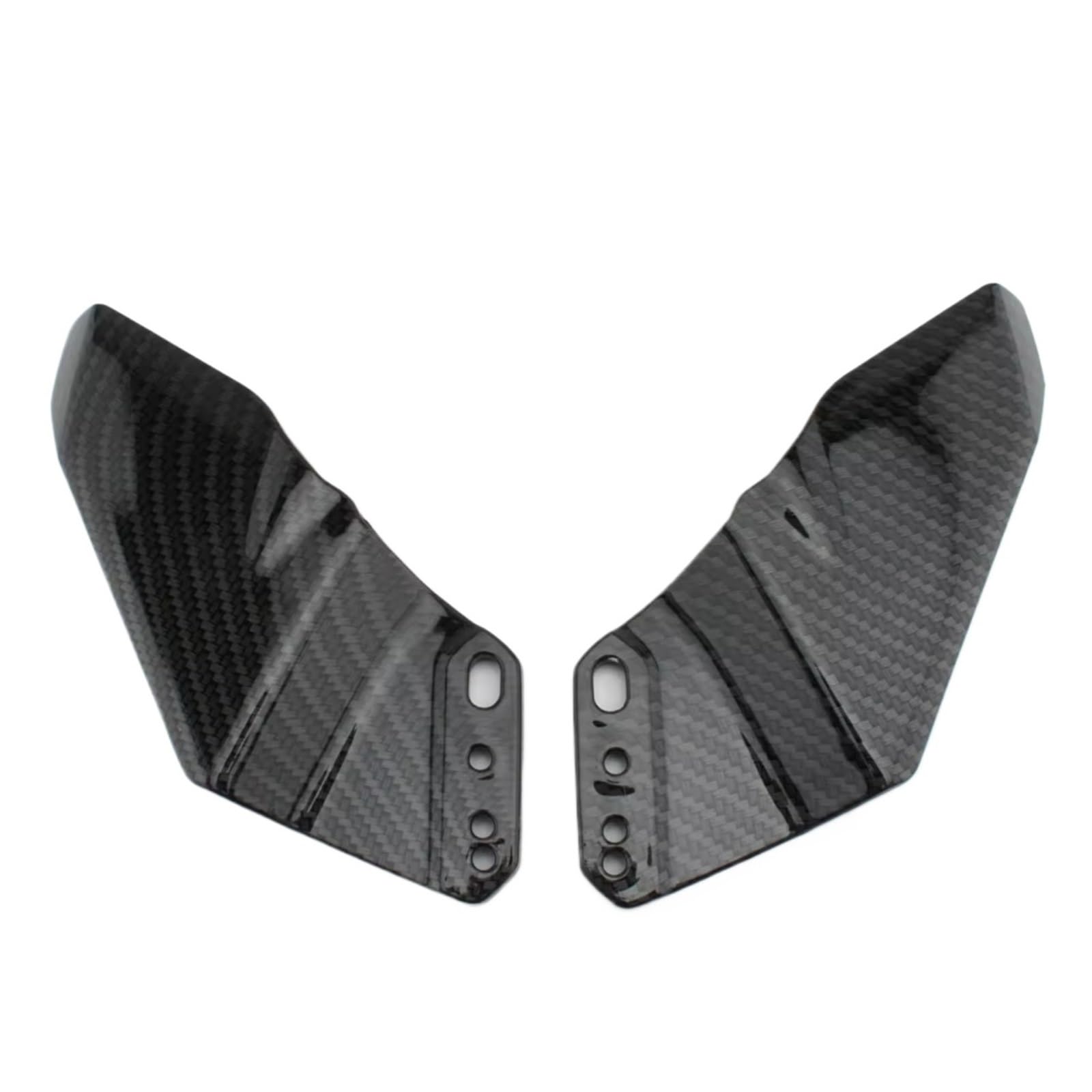 DWBXRRQS Aerodynamische Winglets Für CBR600RR Für CBR1000RR 2012-2019 Für CBR250RR 2011-2020 Seite Winglet Aerodynamische Für Flügel Kit Spoiler Verkleidung Motorrad Zubehör(Carbon Fiber) von DWBXRRQS
