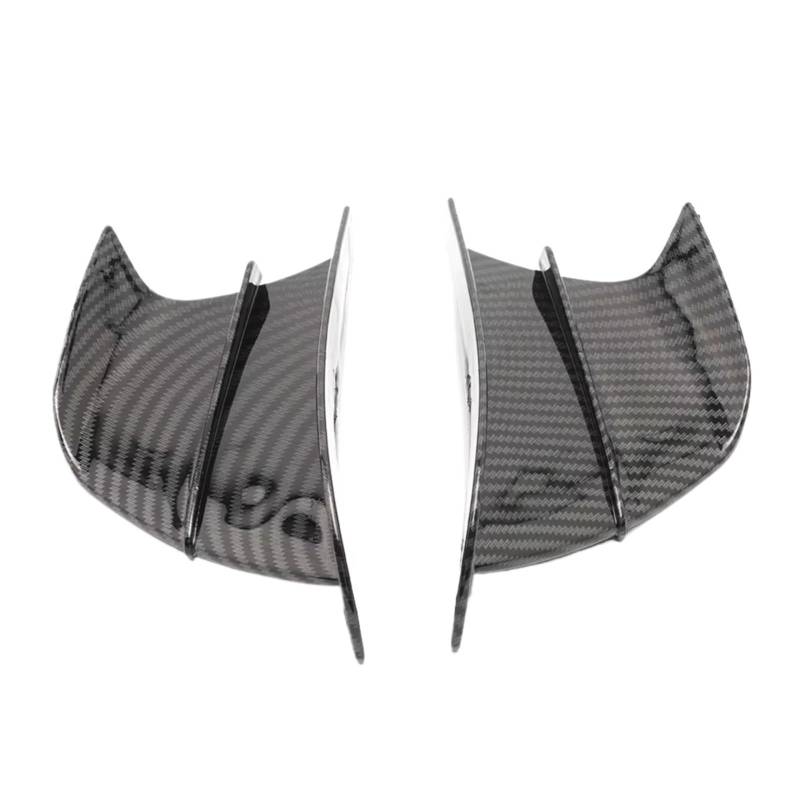 DWBXRRQS Aerodynamische Winglets Für CBR600RR Für CBR650R Für CBR1000RR Motorrad Winglet Deflektor Verkleidung Seite Für Flügel Spoiler Aerodynamische Motorrad Zubehör(Carbon Fibre) von DWBXRRQS