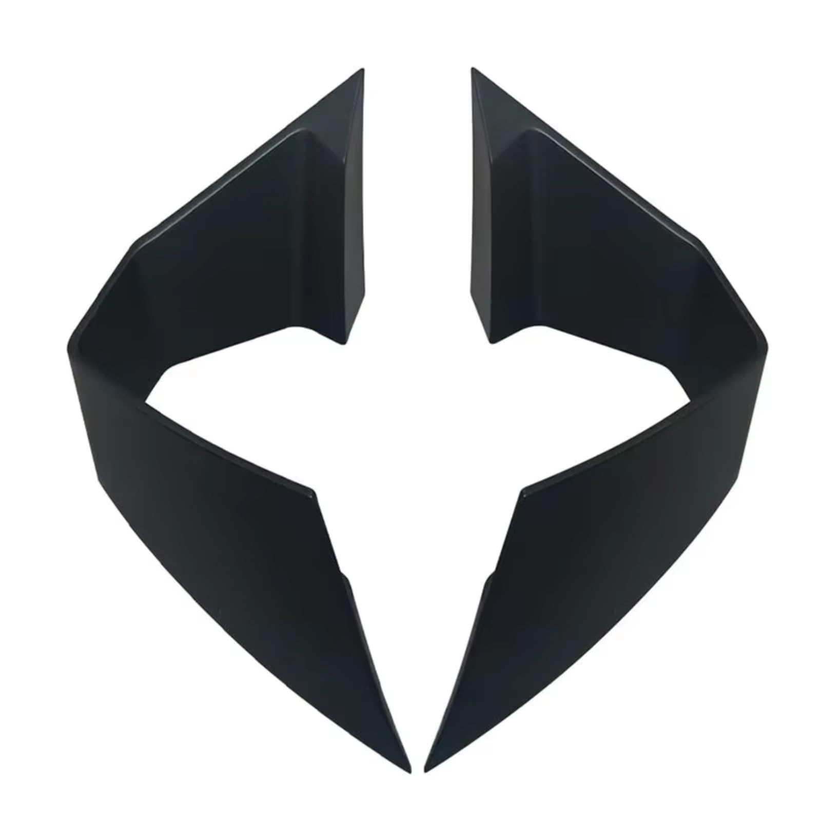 DWBXRRQS Aerodynamische Winglets Für CBR650R 2018 2019 2020 2021 2022 Motorrad Feste Für Flügel Zubehör Aerodynamische Feste Wind Für Flügel Kit Spoiler Verkleidung(Matte Black) von DWBXRRQS