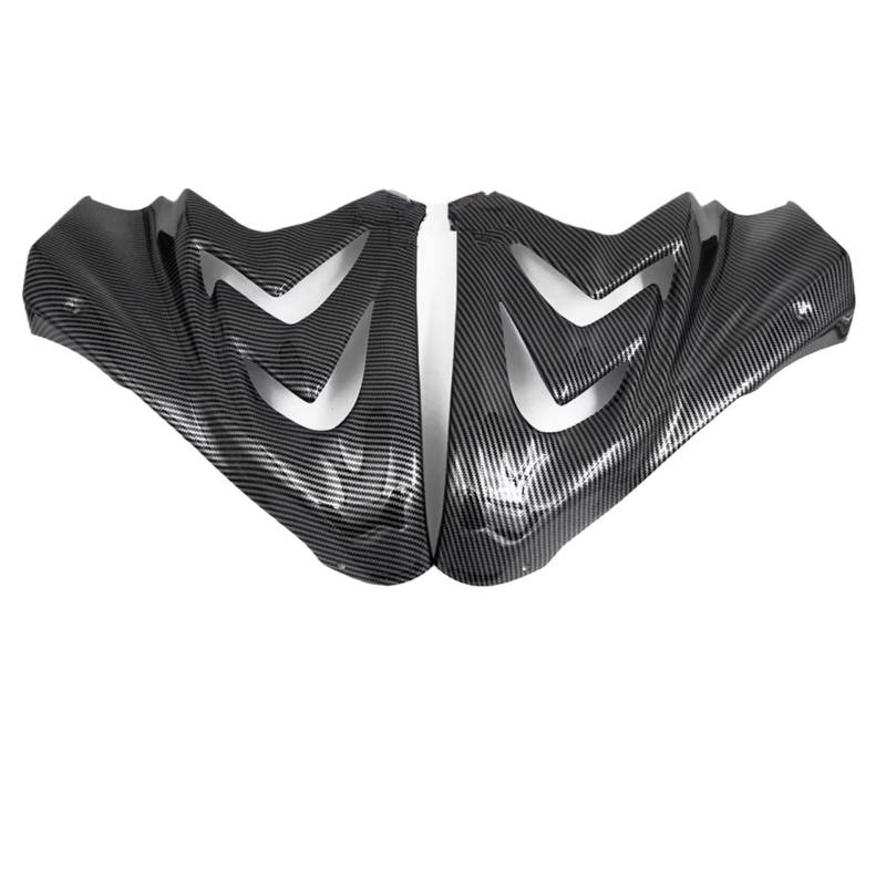 DWBXRRQS Aerodynamische Winglets Für CBR650R 2019 2020 2021 2022 2023 Motorrad Für Sitz Seite Verkleidung Für Körper Füllung Injektion Rahmen Spoiler Seite Gugel Abdeckung Panel(CarbonLook) von DWBXRRQS