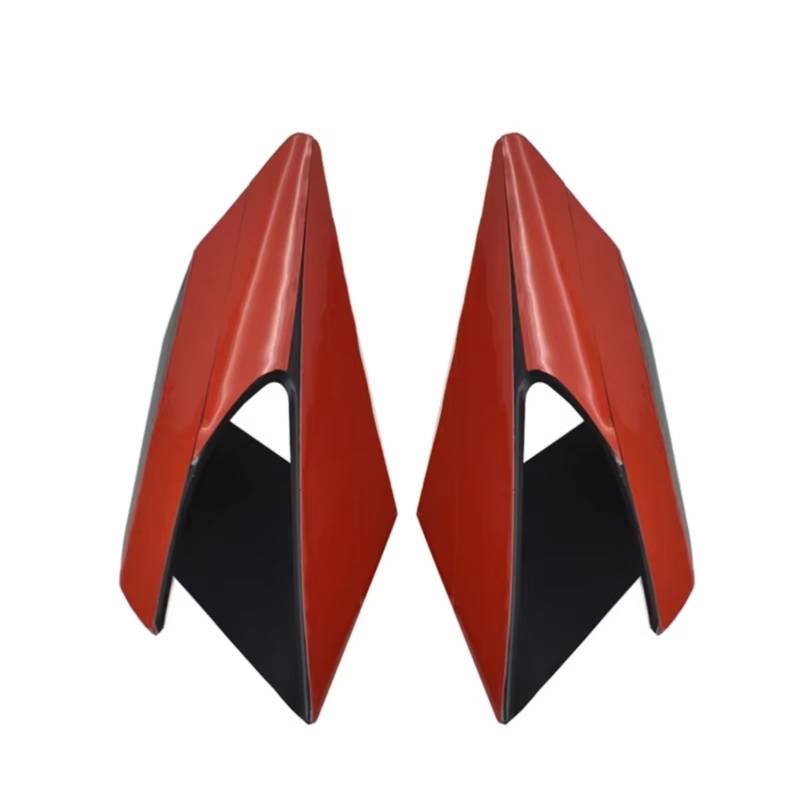 DWBXRRQS Aerodynamische Winglets Für CBR650R 2019 2020 2021 2022 2023 Motorrad Teile Vorderseite Abtrieb Für Nackt Spoiler Feste Winglet Verkleidung Flügel(Red) von DWBXRRQS