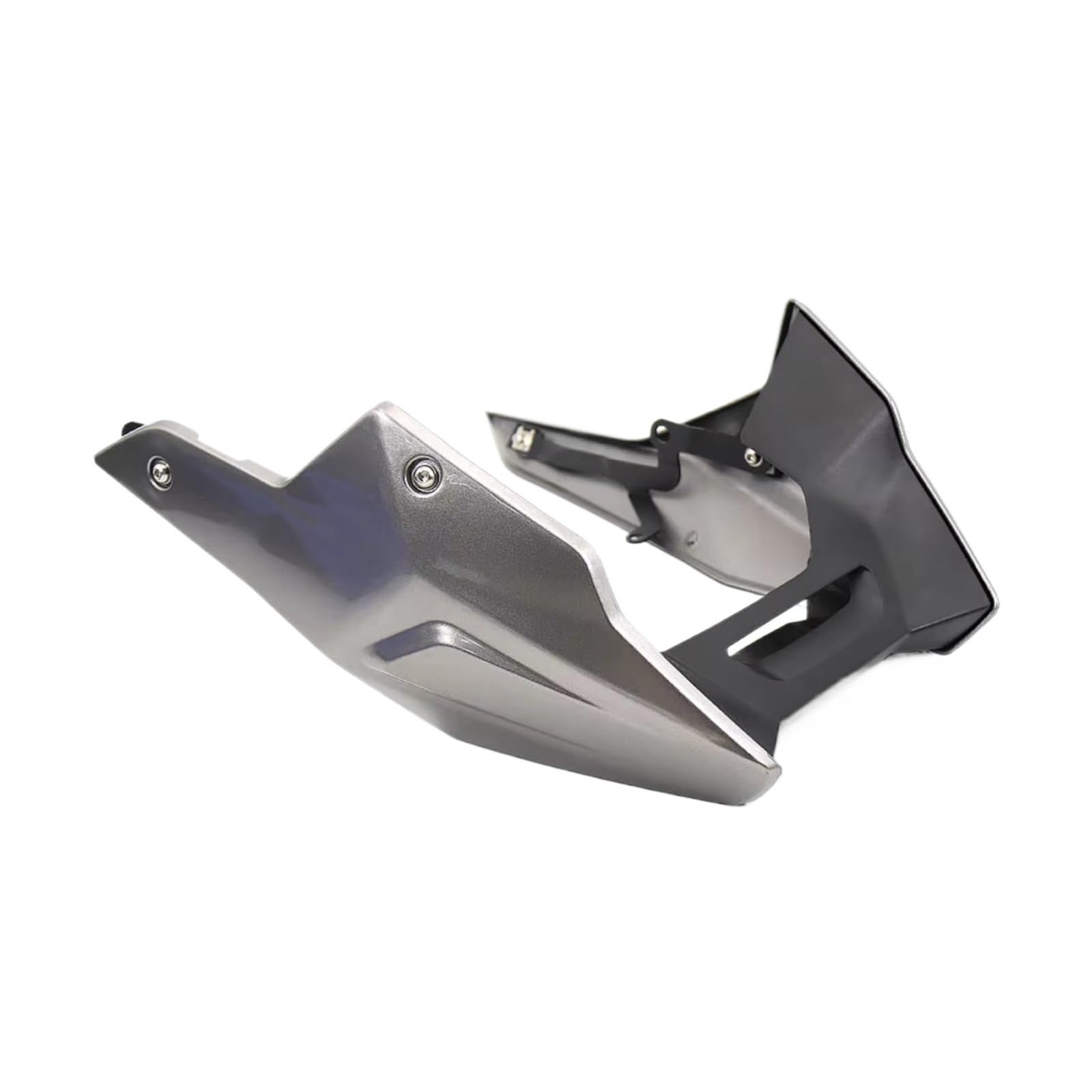 DWBXRRQS Aerodynamische Winglets Für F900R Für F900XR 2020 2021 Niedrigeren Motor Chassis Schutz Skid Platte Spoiler Für Expedition Abdeckung Bauch Für Pan Protector(Gray) von DWBXRRQS